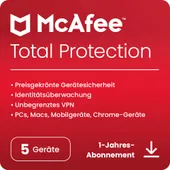 McAfee Total Protection | 5 Geräte | Download & Produktschlüssel