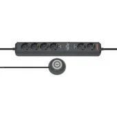 brennenstuhl 1159560516 Eco-Line 6-fach Comfort Switch Plus Steckdosenleiste (2x Permanent)