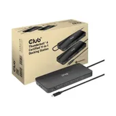 Club3D CSV-1581 Thunderbolt 4 11-in-1 Dockingstation 3x Thunderbolt / 3x USB, St/Bu