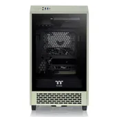 Thermaltake The Tower 200 Gaming PC Gehäuse Mini-ITX Grün Seitenfenster