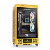 Thermaltake The Tower 200 Gaming PC Gehäuse Mini-ITX Gelb Seitenfenster