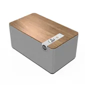 Klipsch The Three PLUS Premium Bluetooth-Lautsprecher walnuss