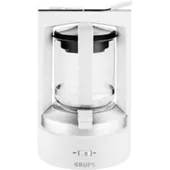 Krups KM4682 Filterkaffeemaschine T8 | 850 Watt | 8-12 Tassen | Beleuchteter Ein-/ Ausschalter | Weiß