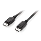 Equip 119331 DisplayPort 1.2 Kabel, Stecker auf Stecker, 1m, schwarz
