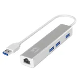 LEVELONE USB-0503 Gigabit USB Network Adapter, USB Hub