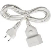 Brennenstuhl Kunststoff-Verlängerungskabel Euro Stecker/ Kupplung 3m weiß