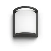 Philips Outdoor Ultra-Efficient Samondra Wandleuchte 3.8W, 2700 Kelvin anthrazit