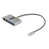 StarTech.com 3-Port USB-C Hub 3x USB-A USB 3.0 5 Gbit/s, Gigabit Ethernet