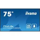 iiyama ProLite LH7565UHSB-B1 189cm (75") 4K UHD Signage Monitor DP/HDMI/RJ45