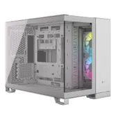 Corsair 2500X Gaming PC Gehäuse Midi-Tower Weiß Seitenfenster