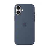 Apple Original iPhone 16 Plus Silikon Case mit MagSafe - Denim