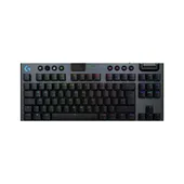 Logitech G915 X LIGHTSPEED TKL, Tactile-Switches, Schwarz, Tri-Mode-Konnektivität, KEYCONTROL, mechanische GL-Schalter und LIGHTSYNC RGB