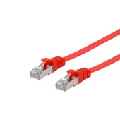 EQUIP 607627 Cat.6A U/FTP Flat Patchkabel, 0,5m, Rot