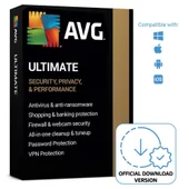 Avast AVG Ultimate - IS, VPN, TuneUp (10 Geräte) - 1 Jahr DE | Download & Produktschlüssel