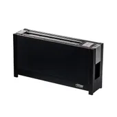 ritter volcano 5 Langschlitz-Toaster mit Glasfronten schwarz