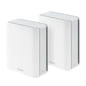 ASUS ZenWiFi BT8 BE14000 Weiß Tri-Band WiFi 7 Smart AiMesh Extendable Router 2er Pack