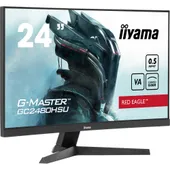 iiyama G-Master Red Eagle GC2480HSU-B1 60cm (23,6") FHD VA Gaming Monitor Curved 16:9 DP/HDMI/USB 180Hz 1ms Sync