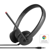 Lenovo Essential Stereo-Analog-Headset - 3,5mm Klinke, Schwarz