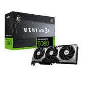 MSI GeForce RTX 5080 16G VENTUS 3X OC 16GB GDDR7 Grafikkarte, 1x HDMI, 3x DP
