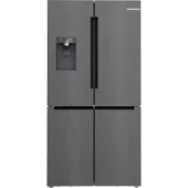 Bosch KFI96AXEA Serie 6 Side-by-Side Kühlschrank (Multi-Door/French-Door Style) 183 cm Höhe EEK E Crushed Ice/ Eiswürfel/ Wasser-Spender