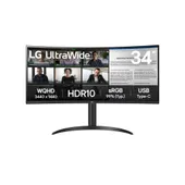 LG UltraWide 34WR55QK-B 34 Zoll UWQHD Curved VA LED 21:9 100 Hz Office Monitor