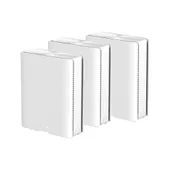 ASUS ZenWiFi BQ16 BE25000 Weiß kombinierbarer Router Home Mesh WiFi 7 System 3er-Pack