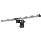 4smarts 2in1 FullHD Webcam, + LightBar Pro Monitorlampe, silber