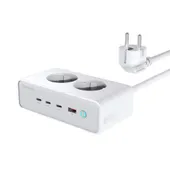 4smarts Desk Charger GaN 65W mit AC-Steckdosen, weiß