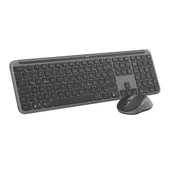 Logitech Signature Slim Combo MK950 Grafit - Bluetooth, Logi Bolt Adapter, 4000 DPI, Easy-Switch-Taste