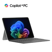 Microsoft Surface Pro Copilot+ PC 12" Snapdragon® X Plus 16GB/256GB UFS PixelSense LCD Platinum Win11 ohne Netzteil inkl. MS Surface Pro Keyboard Violet