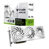 ASUS TUF GeForce RTX 5070 TI Gaming OC WHITE 16GB TUF-RTX5070TI-O16G-GAMING DDR7 Grafikkarte, DP/HDMI