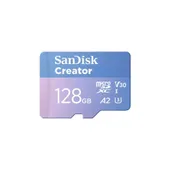 SANDISK Creator microSD-Karte 128GB UHS-I-Speicherkarte bis 190 MB/s