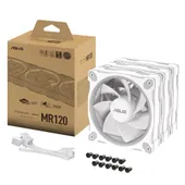 ASUS PRIME MR120 ARGB Reverse Triple Pack Gehäuselüfter weiß, 120 mm, PWM