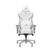 ASUS ROG Chariot X Core Gaming-Stuhl - Aura RGB Beleuchtung, 4D-Armlehnen, Weiß