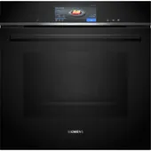 Siemens HS758G3B1 iQ700 Einbaubackofen, 71 l Volumen, bis 250 °C, Dampffunktion