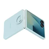Samsung Ring Case (Silicone) EF-PF766 für Galaxy Z Flip7 Light Cyan