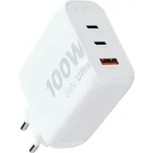 Xtorm GaN2 Ultra Wand-Ladegerät 100W / PD / 2x USB-C / 1x USB-A weiß