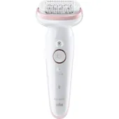 Braun Silk-epil 9-030 Wet & Dry - Epilierer - weiß/flamingorosa