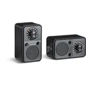 Sangean WR-9 Portables FM-Radio Echtholz-Gehäuse flexible Aufstellmöglichkeit Mitternachtseiche
