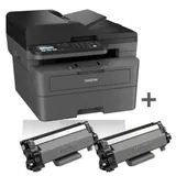 Brother MFC-L2827DWXL S/W-Laser-Multifunktionsdrucker Scanner Kopierer Fax WLAN