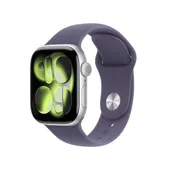 Apple Watch Series 11 GPS + Cellular 42mm Silver Aluminium Gehäuse mit Sport Band (purple fog) - S/M