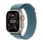 Apple Watch Ultra 3 GPS + Cellular 49mm Natural Titanium Case with Light Blue Alpine Loop - Small