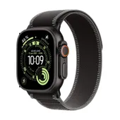 Apple Watch Ultra 3 GPS + Cellular 49mm Black Titanium Case with Black/Charcoal Trail Loop - M/L