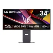 LG UltraGear 34G600A-B 34 Zoll UWQHD Curved VA LED 21:9 160 Hz Gaming Monitor