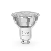 Philips Hue Essential smarte GU10 LED Lampe, Weiß und Farbig, 4,7 W, 2200K-6500K, dimmbar, funktioniert mit gängigen Smart-Home-Assistenten, 1er Pack