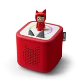 Tonies Toniebox 2 kabelloser Lautsprecher für Kinder rot inkl. Kreativ Tonie