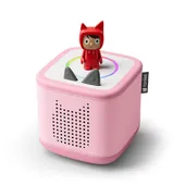 Tonies Toniebox 2 kabelloser Lautsprecher für Kinder pink inkl. Kreativ Tonie
