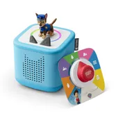 Tonies Toniebox 2 kabelloser Lautsprecher für Kinder himmelblau inkl. Game Tonies Play M & Paw Patrol Tonie Chase