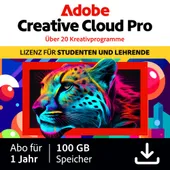 Adobe Creative Cloud Pro| Studenten & Lehrer | Download & Produktschlüssel