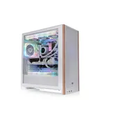 Thermaltake 370WS Gaming PC Gehäuse Midi-Tower Snow Seitenfenster